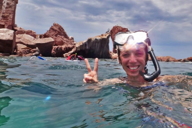 Snorkel con amigos